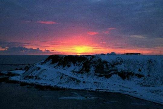 Shemya at sunrise